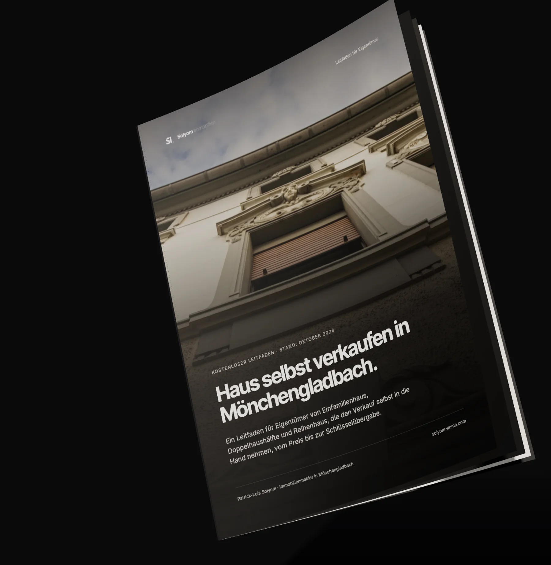 Leitfaden Haus selbst verkaufen in Mönchengladbach (PDF), Ansicht der Titelseite