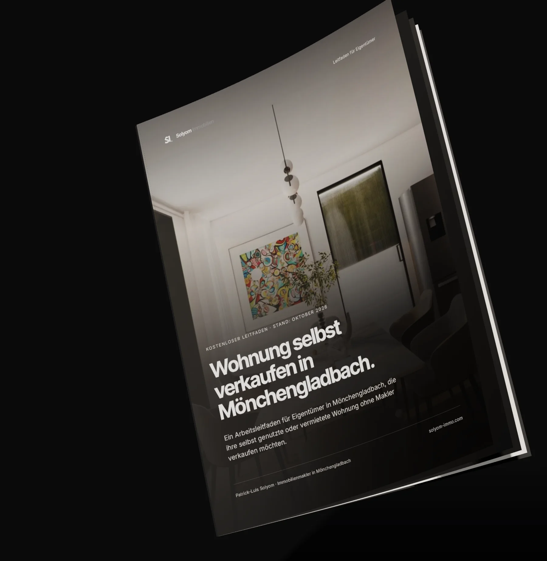 Leitfaden Wohnung selbst verkaufen in Mönchengladbach (PDF), Ansicht der Titelseite